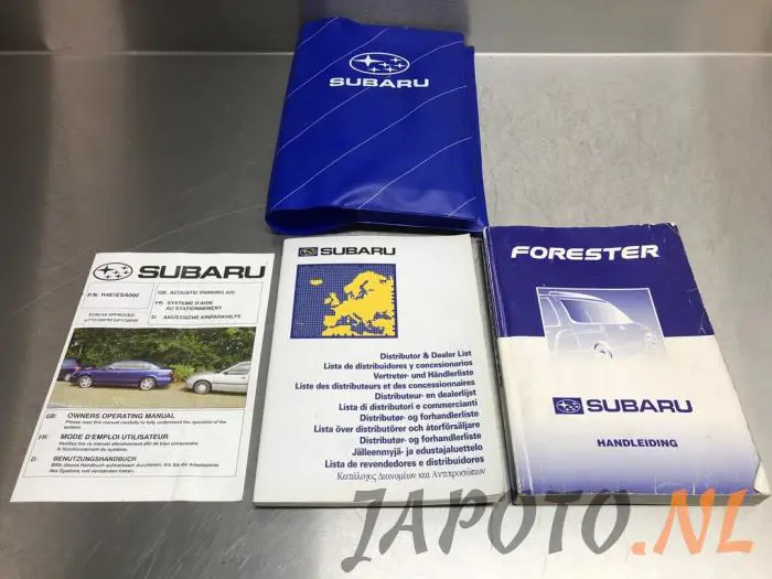 Instructie Boekje Subaru Forester