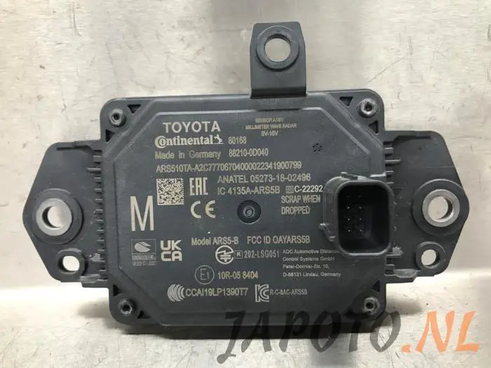 Radar sensor Toyota Yaris